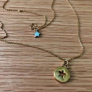 Fossil Double Layer Necklace - star